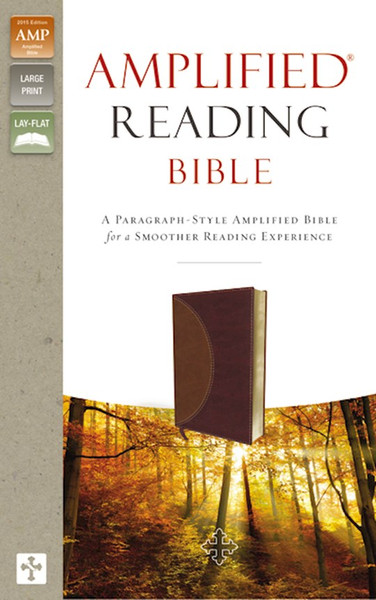 Amplified Reading Bible-Brown LeatherSoft by Zondervan