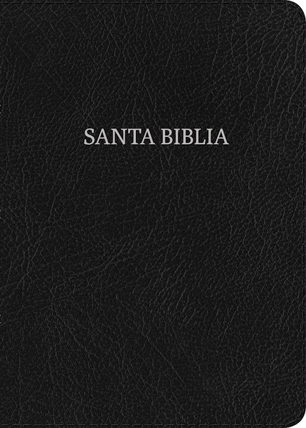 Span-RVR 1960 Large Print Compact Bible (Biblia Compacta Letra Grande)-Black Bonded Leather Indexed by B&H Espa±ol