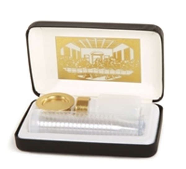 Disposable Cup Set Last Supper Lining Black Case. RW16 By Artistic.