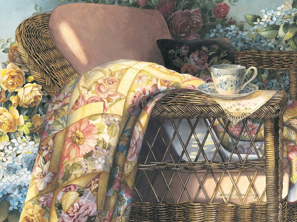 Jigsaw Puzzle-Evening Tea (500 Pieces) by Clough Sandy