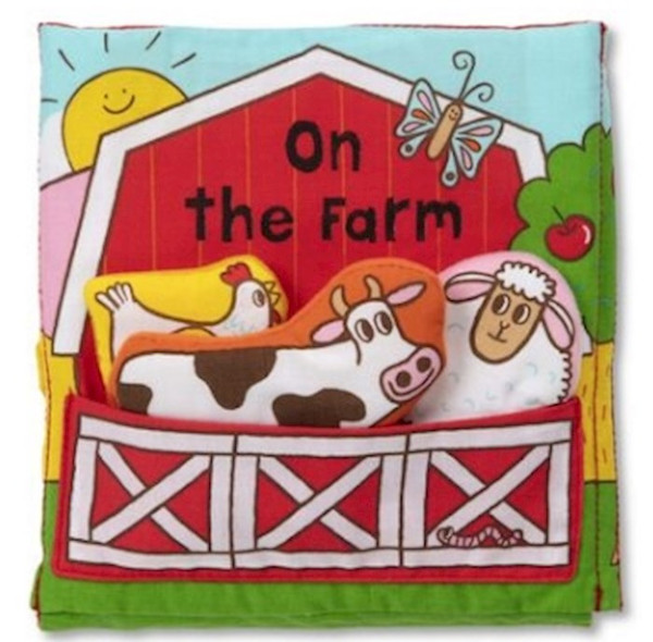 K Kids Cloth Books - On The Farm by Melissa And Doug