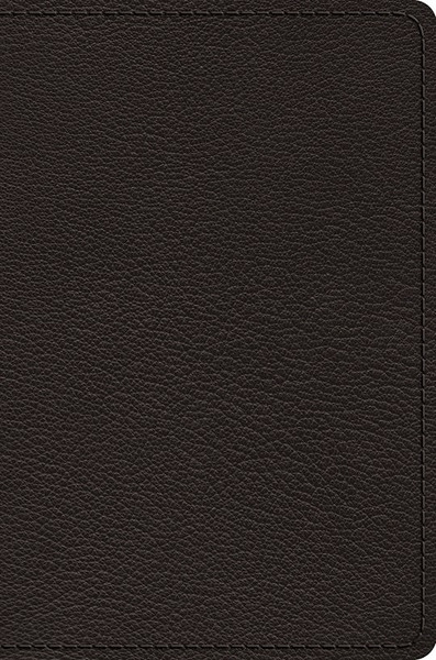 ESV Preaching Bible Verse-By-Verse Edition-Black Goatskin Leather by English Standard V