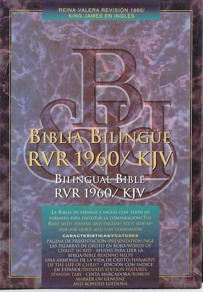Span-RVR 1960/KJV Bilingual-Black Imitation Leather Indexed by B&H Espa±ol
