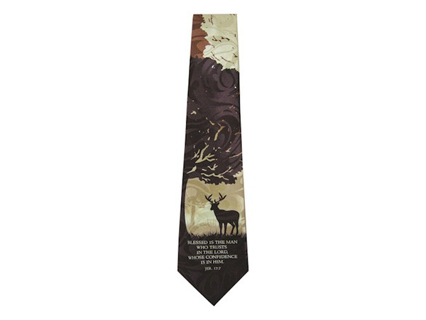 Tie-Deer-Jeremiah 17:17-Polyester by Swanson