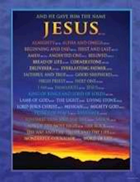 Chart-Names of Jesus (17" x 22") by Carson-Dellosa