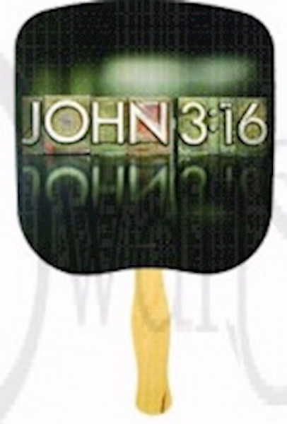 Hand Fan-John 3:16 (Pack of 50) by Swanson
