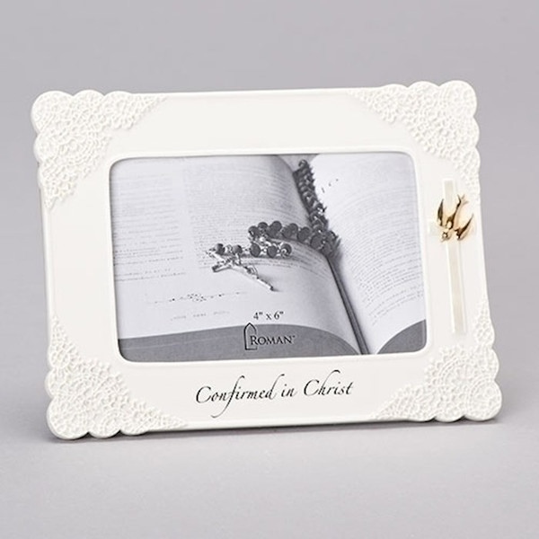 Frame-Confirmation-White Glazed (6") by Confirmation