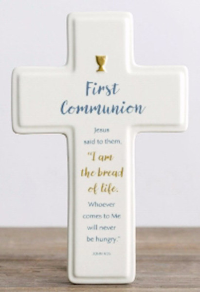 Cross-First Communion-I Am The Bread Of Life (John 6:35) (8" x 5.25") by Dayspring