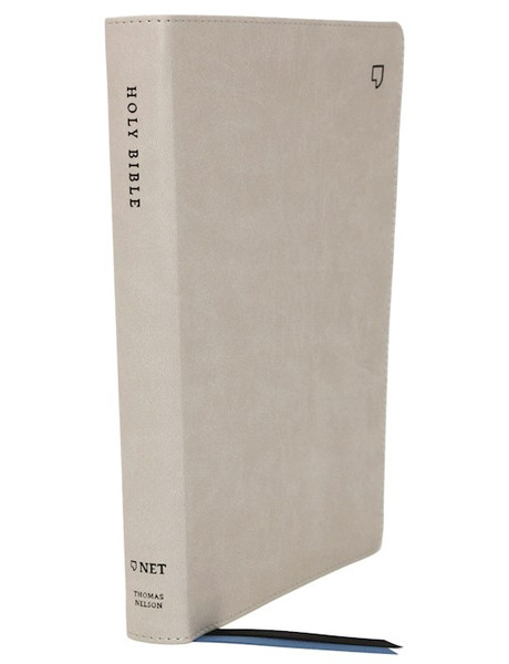 NET Thinline Bible (Comfort Print)-Stone Leathersoft Indexed by Nelson Bibles