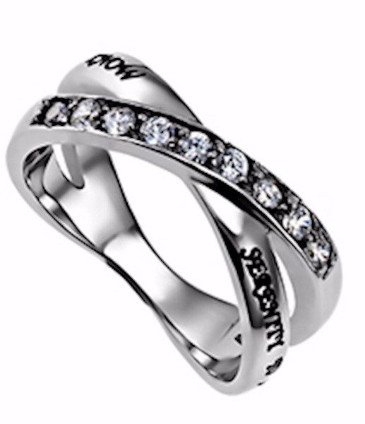 Ring-Radiance-Serenity-Sz  8 by Stainless Steel