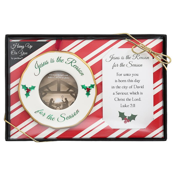 Ornament-Jesus Is The Reason For The Season (4") by Pavilion