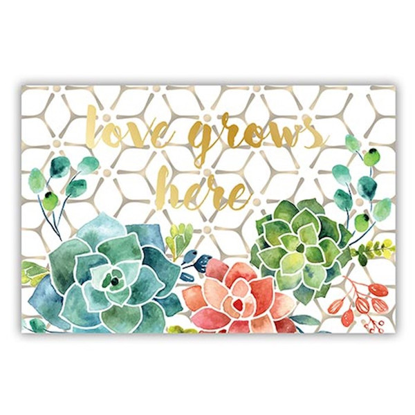 Cards-Pass It On-Love Grows Here (3" x 2") (Pack Of 25) by Universal Designs