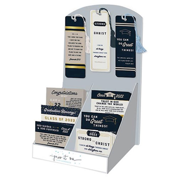 Pass It On Cards And VerseMarks-Graduation Display (7 x 11 x 5) 9 Asst (336 Pieces) by Universal Designs