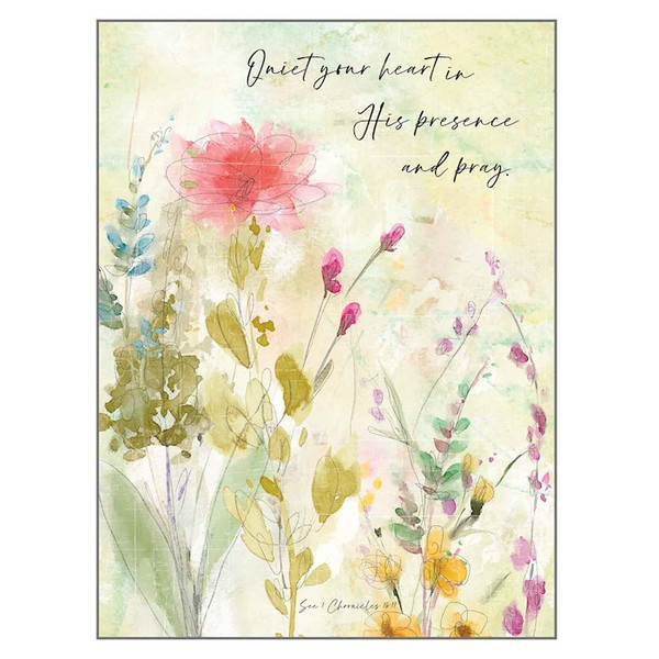 Bible Companion Journal-Quiet Your Heart  (6"  x  8") by Weeks Amylee