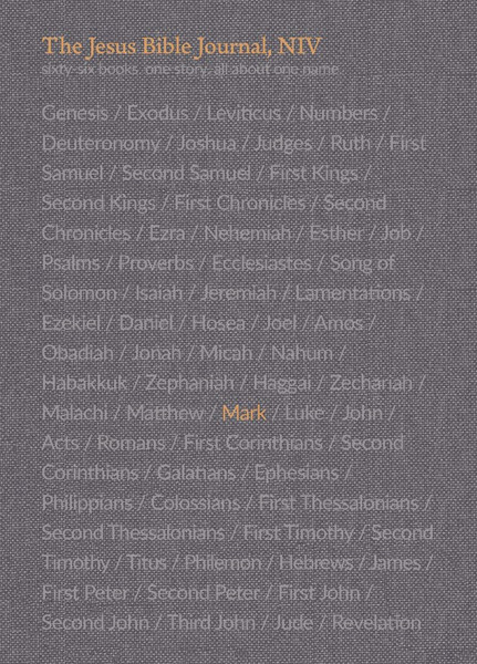 NIV The Jesus Bible Journal: Mark (Comfort Print)-Softcover by Passion Publishing