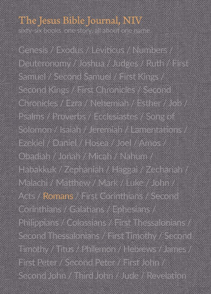 NIV The Jesus Bible Journal: Romans (Comfort Print)-Softcover by Passion Publishing