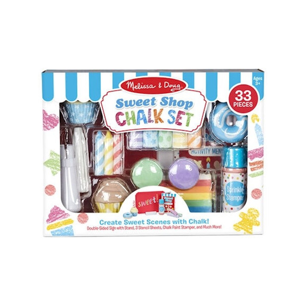 Chalk Set-Sweet Shop (33 Pieces) by Melissa And Doug