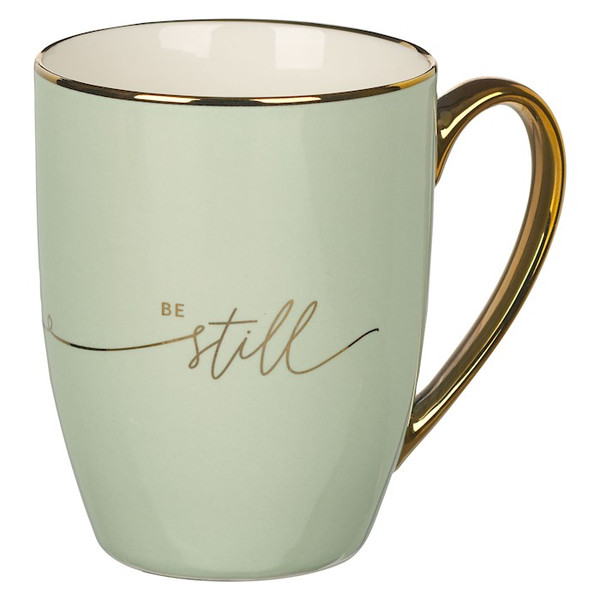 Mug-Mint/Cream Be Still & Know by With Love