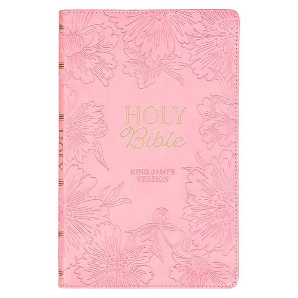 KJV Gift Edition Faux Leather-Light Pink by Christian Art Gift