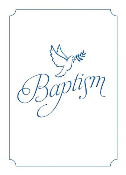 Certificate-Baptism/Dove (Mark 16:16) (BlueFoil Embossed Premium Stock) (Pack Of 6) by Warner Press