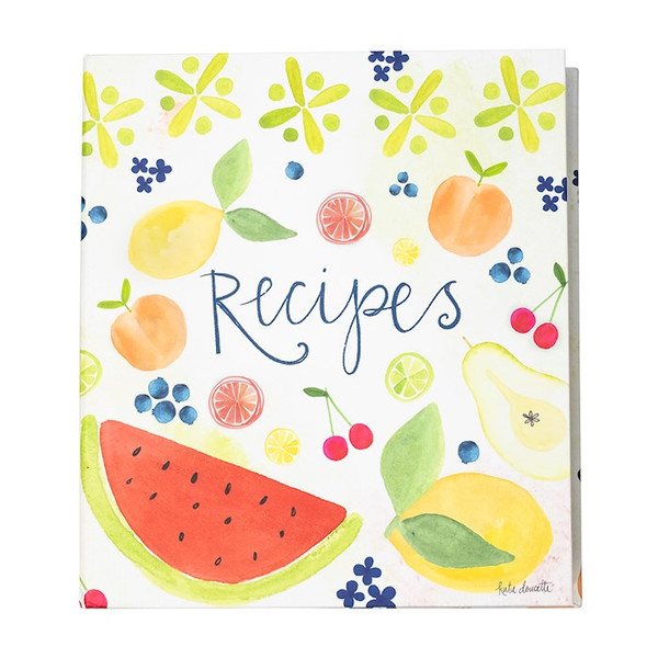 Recipe Binder-Fruit (8.25 x 9.25 x 2) by Shannon Road Gifts