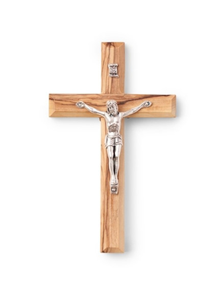 Crucifix-Olivewood Cross (4.75") by Earthwood