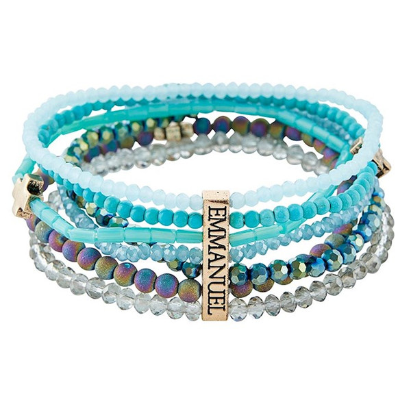 Bracelet-Emmanuel-Green (7.5") by Emmanuel