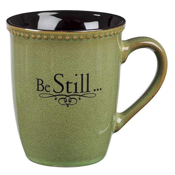 Mug-Be Still & Know-Green w/Gift Box by Christian Art Gift