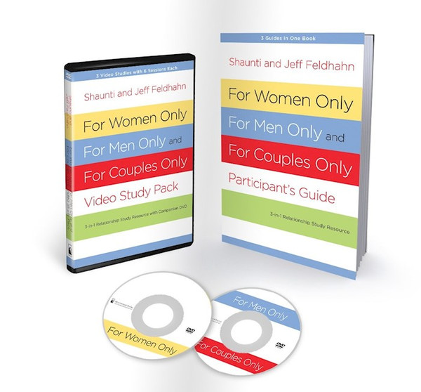 For Women/Men/Couples Only Video Study Pack w/DVD by Feldhahn Shaunti