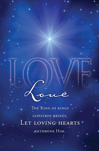 Bulletin-Advent Week 4: Love/The King Of Kings (Pack Of 100) by Abingdon Press