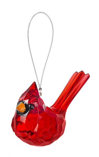 Ornament-Elegant Cardinal (3.5" x 2") by Christmas