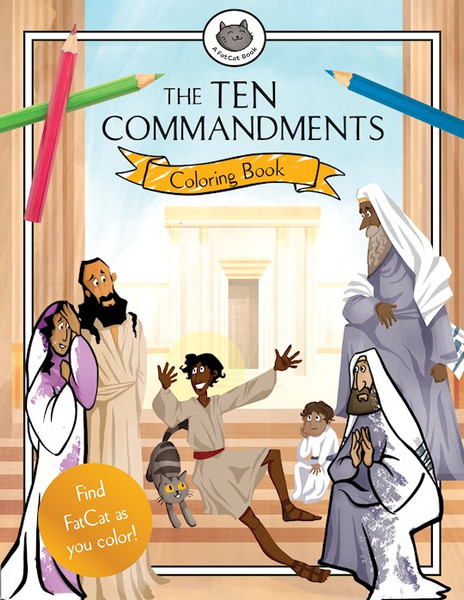 The Ten Commandments Coloring Book by Kennedy Natasha