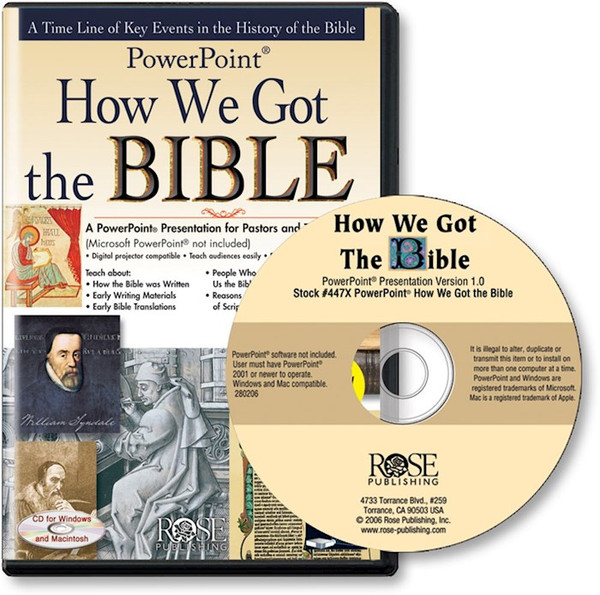 Software-How We Got The Bible-Powerpoint by Rose Publishing