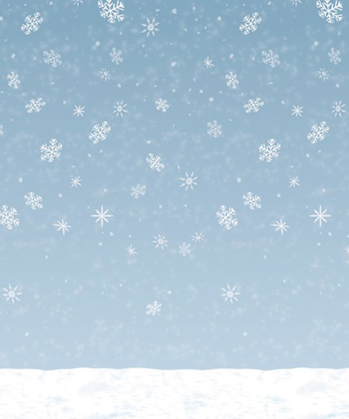 VBS-True North: Winter Sky Plastic Backdrop (30' X 4') (2025) by Group Publishing