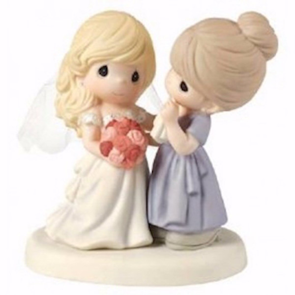 Figurine-Wedding-Bride & Mother-My Daughter My Pride A Beautiful Bride by Porcelain