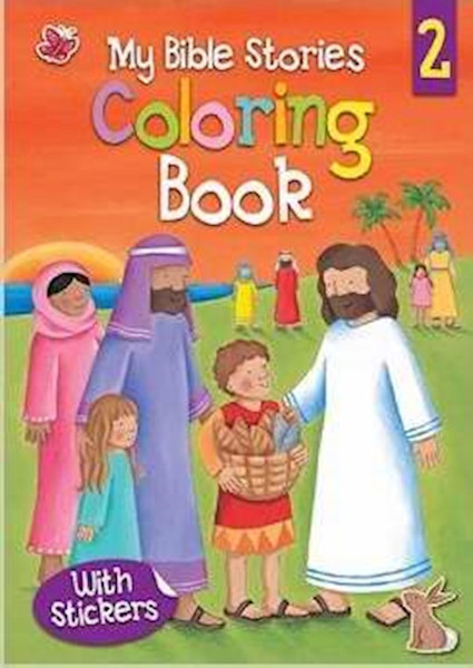 My Bible Stories Coloring Book w/Stickers (Book 2) by David Juliet