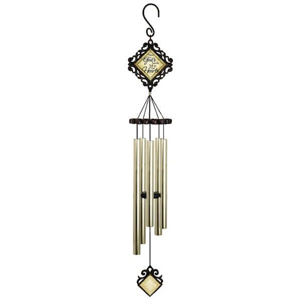 Wind Chime-Vintage-In God's Hands (35") by Carson Home Accent