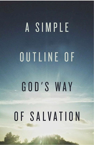 Tract-A Simple Outline Of God's Way Of Salvation (ESV) (Pack Of 25) by Good News Tracts