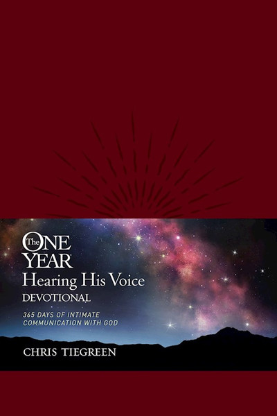 The One Year Hearing His Voice Devotional-LeatherLike by Tiegreen Chris