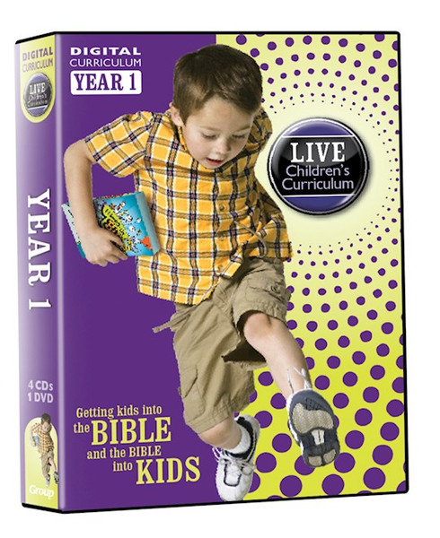 DVD-LIVE Children's Curriculum-Year 1 (Getting To Know God: Bible Basics) by Group Publishing