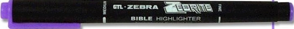 Highlighter-Zebrite Double-Ended-Violet (Bx/12) by G T Luscombe