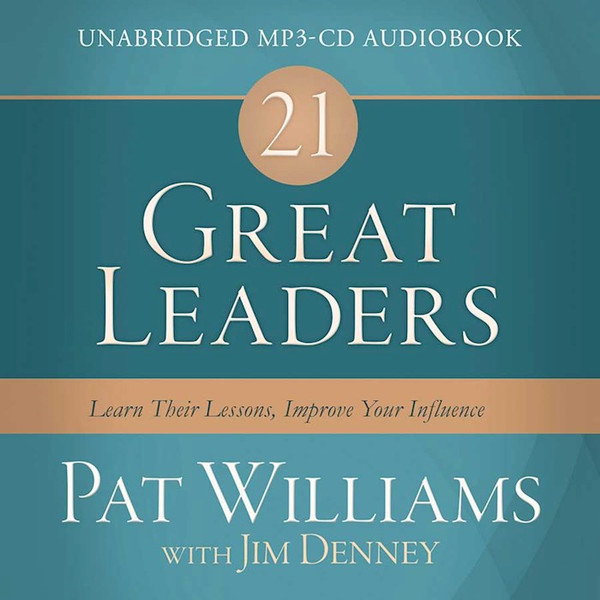 Audiobook-Audio CD-21 Great Leaders (Unabridged) (MP3) by Williams Pat