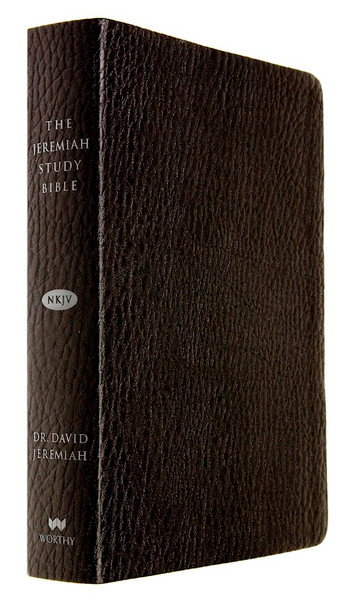 NKJV The Jeremiah Study Bible-Black Leatherluxe Indexed) by Jeremiah Dr David
