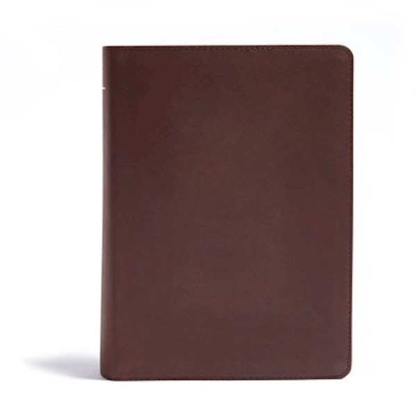 CSB He Reads Truth Bible-Brown Genuine Leather by CSB Bibles By Holm