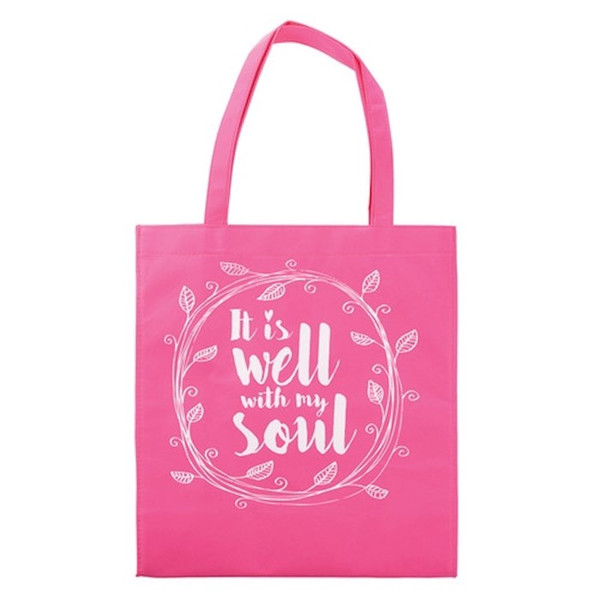 Tote Bag-Well With My Soul-Non-Woven by Christian Art Gift