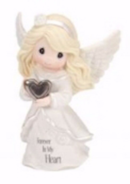 Figurine-Angel-Forever In My Heart (5") by Precious Moments