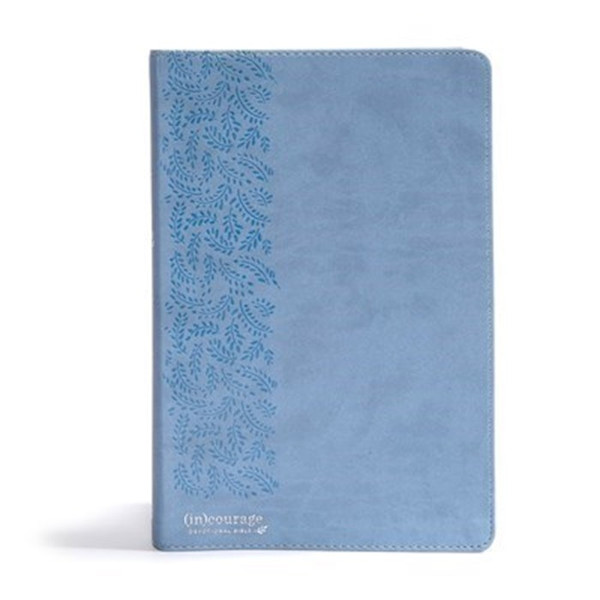 CSB (in)courage Devotional Bible-Blue LeatherTouch Indexed by CSB Bibles By Holm