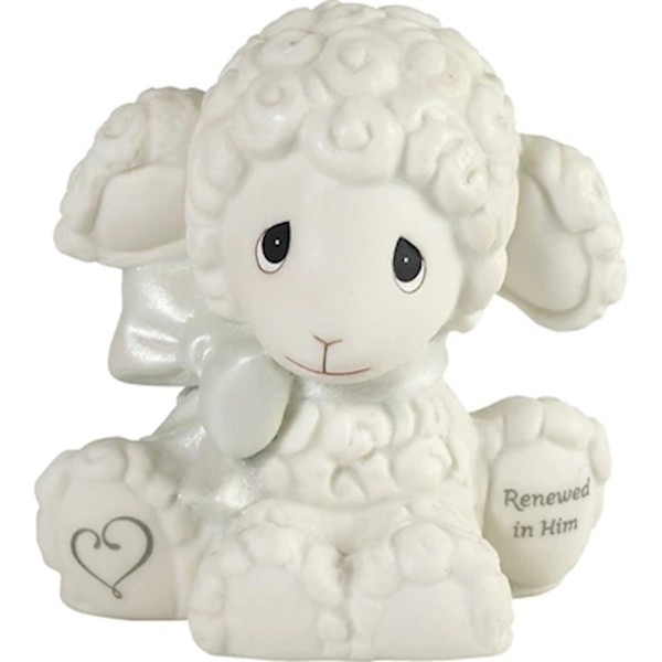 Figurine-Luffie Lamb/Renewed In Him (3.5") by Precious Moments