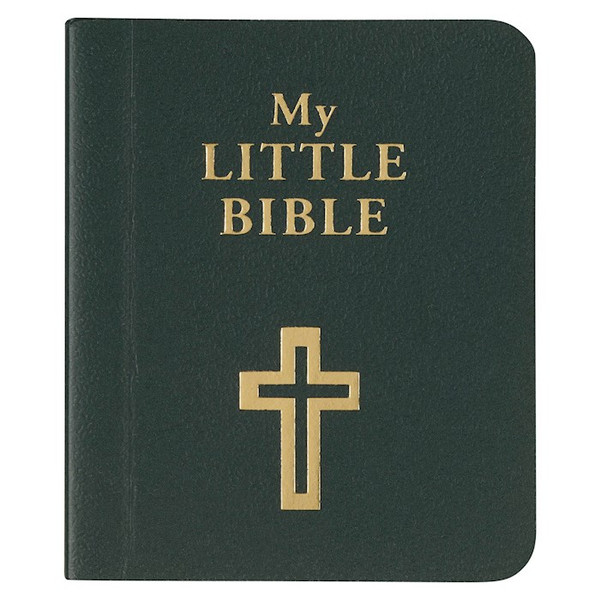 My Little Bible-Green (2" x 2.5") (Pack Of 10) by Christian Art Gift