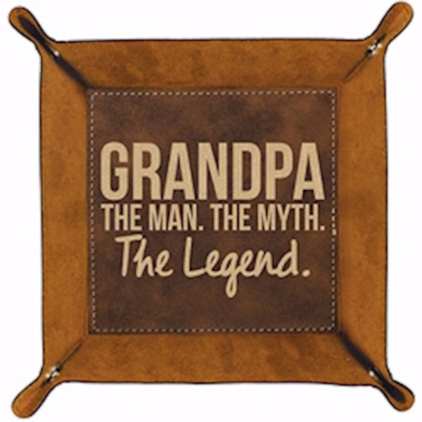 Catchall Tray-Grandpa (6.5" Sq) by Carson Home Accent